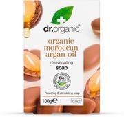 Mydła - Dr.Organic, Odmładzające Mydło W Kostce Z Organicznym Marokańskim Olejem Arganowym, 100g - miniaturka - grafika 1