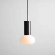 Lampy sufitowe - Lampa wisząca Flo Mokka E14 10W brązowa – minimalistyczny design skandynawski - miniaturka - grafika 1