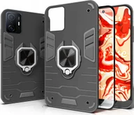 Etui i futerały do telefonów - Hello Case ETUI PANCERNE DO XIAOMI 11T / 11T PRO CZARNE OBUDOWA ARMOR HOLDER SZKŁO - miniaturka - grafika 1