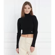 Swetry damskie - Calvin Klein Jeans Golf | Regular Fit - miniaturka - grafika 1