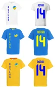 Koszulki sportowe męskie - Koszulka UKRAINA Ruslan ROTAN 14 jr - miniaturka - grafika 1