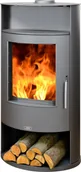 Piece wolnostojące - ABX Piec kominkowy stalowy Island 7 Aqua - miniaturka - grafika 1