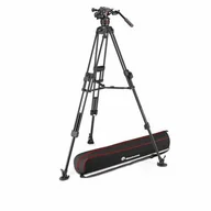 Akcesoria do statywów - Manfrotto Zestaw 645 Alu Fast Twin + głowica 608 środ rozp MVK608TWINFA - miniaturka - grafika 1