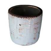 Donice - Piasek pustyni Osłonka 7B, postarzana, prosta w delikatną kratkę (średnia) - miniaturka - grafika 1