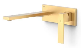 Bateria umywalkowa TRES Slim Exclusive podtynkowa 24-K Matowe Złoto 20230012OM - Baterie umywalkowe - miniaturka - grafika 1