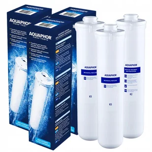 Zestaw 3 wkładów wymiennych K2 + K5 + K7 do filtra wody Aquaphor kryształ A - Wkłady filtrujące - miniaturka - grafika 1
