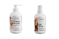 Szampony i odżywki dla psów - OVER ZOO Zestaw dla psów rasy Yorkshire terrier Szampon + Silk Spray - miniaturka - grafika 1
