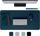 Podkładki na biurko - Leitz 53820068 Skriveunderlag Mørkegrå B x H 800 mm x 400 mm - miniaturka - grafika 1