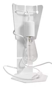 Sollux Lighting Lighting Nowoczesna Oprawa Lampa biurkowa ARBY biała lampka nocna oprawa E27 LED idealna do salonu korytarza sypialni oświetlanie minimalistyczny design LED Ligthing SL.0879 - Lampy stojące - miniaturka - grafika 1