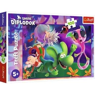 Puzzle - Puzzle, Trefl, Smok Diplodok i przyjaciele, 100 el. - miniaturka - grafika 1