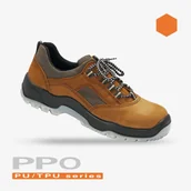 Obuwie robocze - PÓŁBUTY BEZPIECZNE Z METALOWYM PODNOSKIEM PPO STRZELCE OPOLSKIE MODEL 62N, PN-EN ISO 20345, S1, SRC - miniaturka - grafika 1