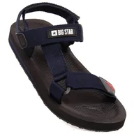 Buty sportowe damskie - Sandały sportowe Big Star M DD274 (kolor Granatowy, rozmiar 37) - miniaturka - grafika 1