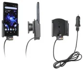 Uchwyty samochodowe do telefonów - Uchwyt aktywny z kablem USB do Sony Xperia XZ2 Compact - miniaturka - grafika 1