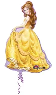 Urodziny dziecka - Amscan Balon foliowy  Anagram 2847301  Impreza i dekoracja  Super Shape  Disney Princess  Belle, około 60 x 99 cm 2847301 - miniaturka - grafika 1