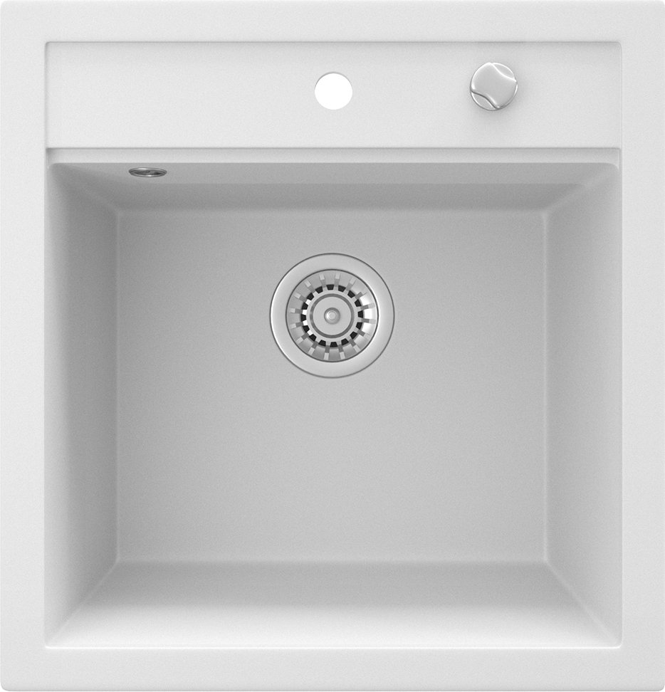 Bergström Zlewozmywak Tesa, 50 x 49 cm, Biały