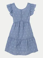 Sukienki i spódniczki dla dziewczynek - Mayoral Sukienka letnia 6952 Niebieski Regular Fit - miniaturka - grafika 1