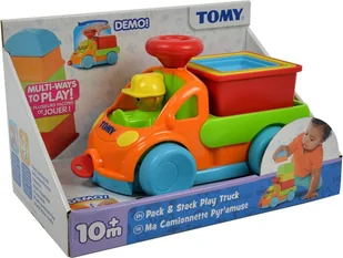 Tomy Samochód piramidka z kierownicą E72467 - Zabawki kreatywne - miniaturka - grafika 1