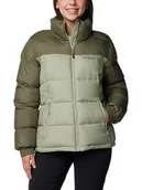 Kurtki damskie - Columbia Kurtka zimowa "Pike Lake" w kolorze oliwkowo-zielonym - miniaturka - grafika 1