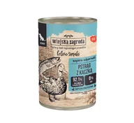 Mokra karma dla psów - Wiejska Zagroda Leśne smaki Pstrąg z kaczką senior 400g - miniaturka - grafika 1