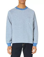 Bluzy męskie - Armor Lux Męska bluza dresowa Raglan Héritage, Ozer/naturalny, M - miniaturka - grafika 1