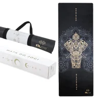 Maty do jogi - Mata Do Jogi Ćwiczeń Zamszowa Miękka 4 mm Fit.me - miniaturka - grafika 1