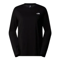 Koszulki sportowe damskie - Koszulka The North Face Simple Dome 0A87QPJK31 - czarna - miniaturka - grafika 1