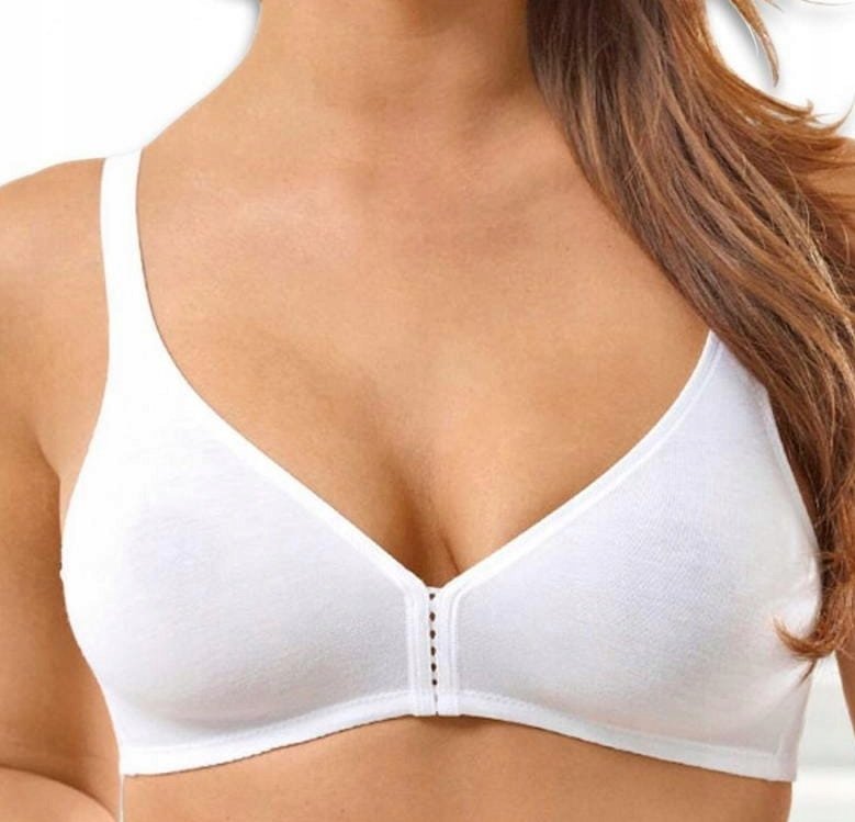 Triumph Gładki Biały Miękki Biustonosz Damski 80b Jye