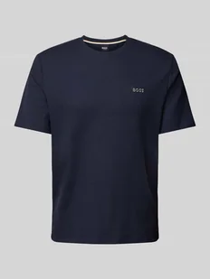T-shirt z wyhaftowanym logo - Koszulki męskie - miniaturka - grafika 1