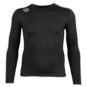 Koszulki sportowe męskie - Koszulka męska Warrior  Compression LS Senior M, Czarny - miniaturka - grafika 1