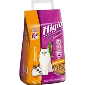 Pozostałe akcesoria dla kotów - HIGIO ŻWIREK DREWNIANY NIEZBRYLAJĄCY - UNIWERSALNY 7 L - miniaturka - grafika 1