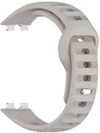 Akcesoria do smartwatchy - SILIKONOWY PASEK DO HUAWEI BAND 8 / 9 / 10 SZARY - miniaturka - grafika 1