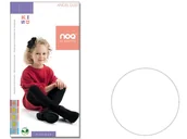 Rajstopy - Rajstopy dla dzieci z brokatowy nadrukiem 116-122 Bianco - miniaturka - grafika 1