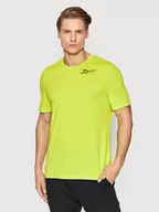 Koszulki męskie - Reebok T-Shirt Speedwick Graphic H46601 Zielony Regular Fit - miniaturka - grafika 1