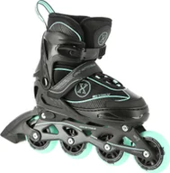 Rolki - Rolki Nils Extreme NA11008 rekreacyjne regulowane czarne r. 35-38 - miniaturka - grafika 1