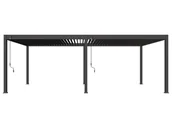 Garaże i wiaty - Pergoline Aluminiowe zadaszenie tarasowe Superior (Antracytowy, 3,6x7,2 m) - miniaturka - grafika 1