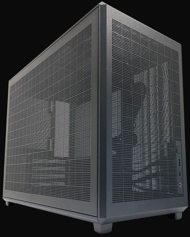 Obudowa LC-Power Geh Micro ATX Gaming 718MB Cuboid Black LC-718MB-ON