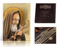 Ikony i obrazy sakralne - Ikona religijna Święty Ojciec Pio - miniaturka - grafika 1