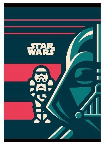 Zeszyt w linie, A5, Star Wars Behind Vader