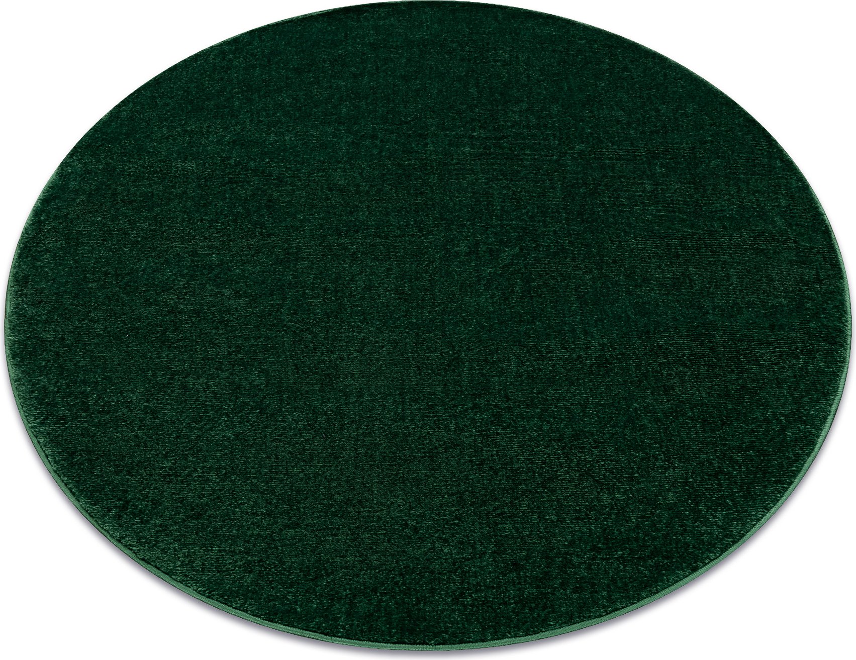 Dywan SOFTY koło Jednolity, jednokolorowy forest zielony koło 150 cm