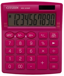 Citizen SDC810NRPKE - różowy - Kalkulatory - miniaturka - grafika 1