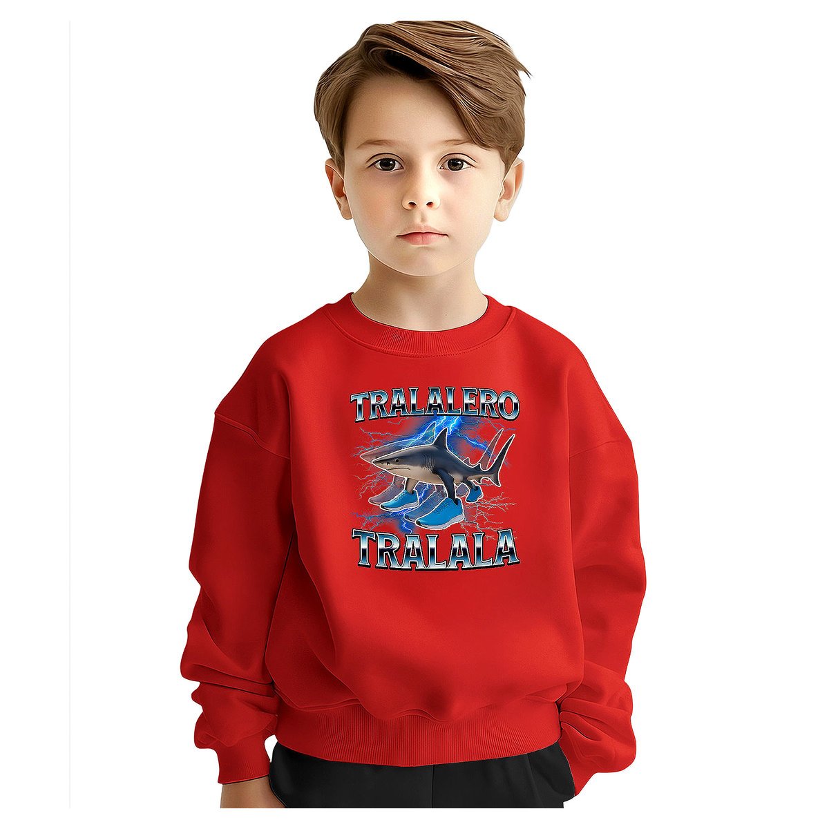 BLUZA DZIECIĘCA BRAINROT TRALALERO TRALALA 146-152 DLA CHŁOPCA DZIEWCZYNKI