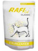 Mokra karma dla kotów - Rafi Kot Classic kawałki w sosie z kurczakiem 85g - miniaturka - grafika 1