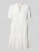 Sukienki - Sukienka mini z haftem angielskim model ‘Holi’ - miniaturka - grafika 1