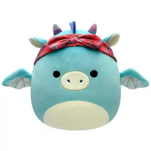 Squishmallows Wersja B Seria 17, Pluszak, 19 cm Tatina - Dark Teal Dragon W/Bandana - Maskotki i pluszaki Squishmallows Wersja B Seria 17, Pluszak, 19 cm Tatina - Dark Teal Dragon W/Bandana - Maskotki i pluszaki - miniaturka - grafika 1