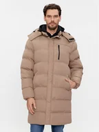 Kurtki męskie - Brave Soul Kurtka zimowa MJK-ELSDONSTONE Beżowy Regular Fit - miniaturka - grafika 1