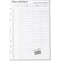 Antra Wkład do organizera A5 Plan miesiąca ANTRA - Artykuły biurowe - miniaturka - grafika 1