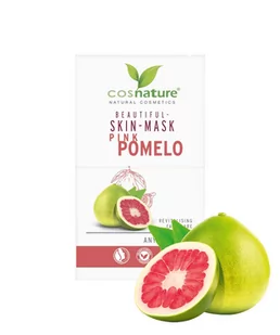 COSNATURE Naturalna upiększająca maska do twarzy z różowym pomelo - Maseczki do twarzy - miniaturka - grafika 1