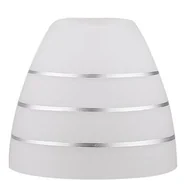 Oprawy, klosze i abażury - Klosz do SIMPLI E27 biało-srebrny CANDELLUX - miniaturka - grafika 1