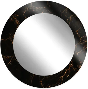 Okrągłe lustro w stylu glamour A6-A28 - Lustra - miniaturka - grafika 1