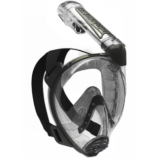 Cressi Duke Dry Full Face Mask Clear/Black S/M - Sprzęt do nurkowania - miniaturka - grafika 1